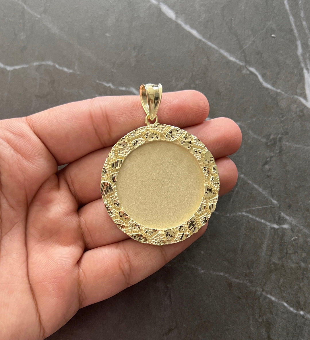 Large Nugget Picture Pendant