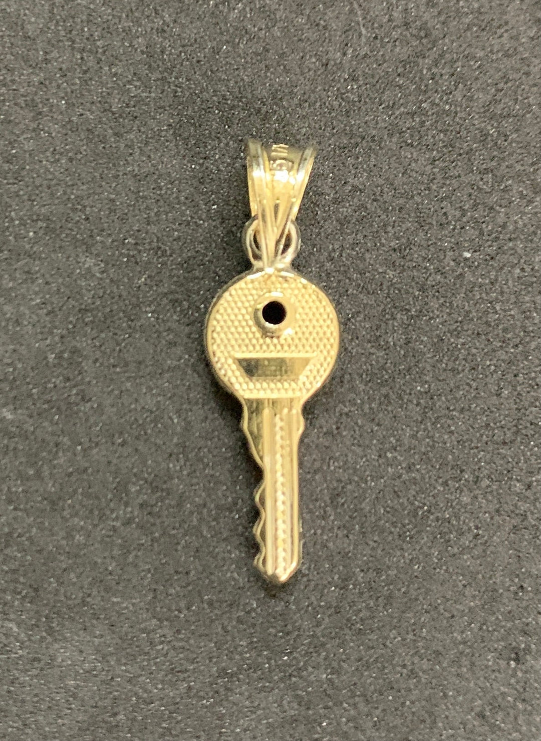 10K Yellow Gold .925 Sterling Silver Key Charm/Pendant